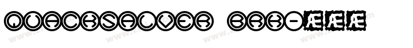 Quacksalver BRK字体转换
